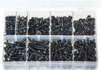 Self-Tapping Screws Flanged - Pozi Black