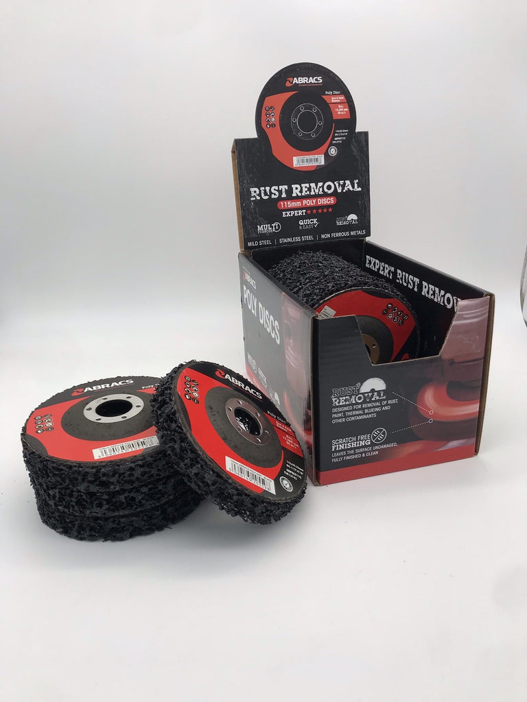 AbracsPoly 115mm Rust & Paint Removal Discs 4PACK