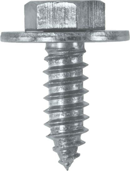 Sheet Metal Screws with Captive Washer Pack of 100