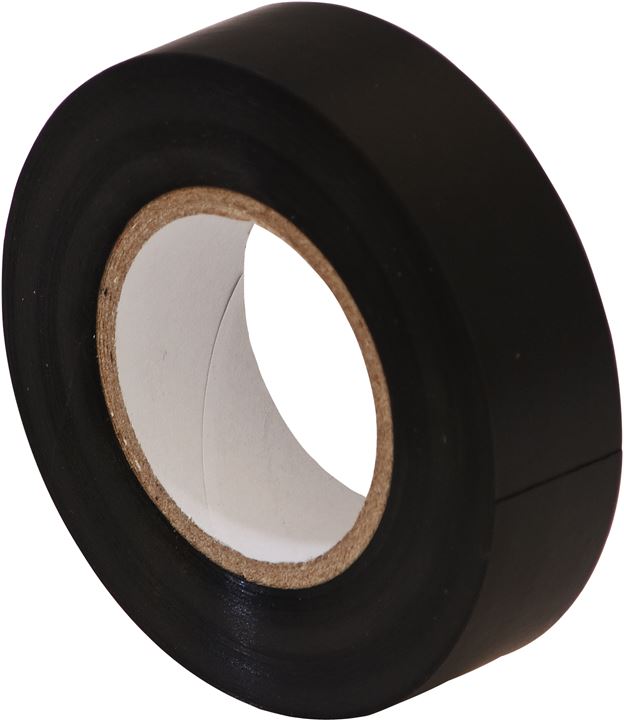 PVC Insulation Tape Black Pack of 4