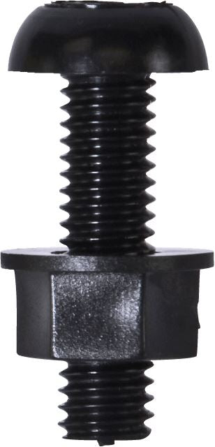 Number Plate Fasteners - Plastic Number Plate Bolts & Nuts - Long Pack of 100