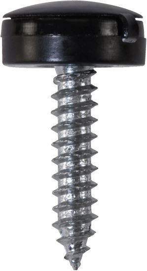 Number Plate Fasteners - Self-Tappers with Hinged Caps Pack of 100
