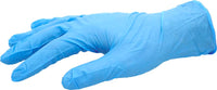 Blue Nitrile Gloves, Medium Size, AQL 1.5 Grade, Box of 100, Powder Free