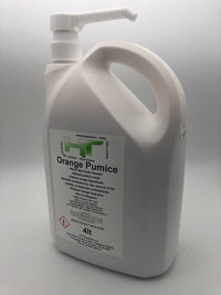 H058 HT Orange Pumice Hand Cleaner with Pump Top 4lt
